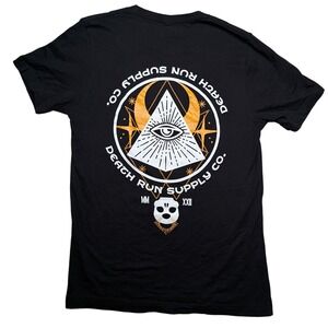 Death Run Supply Co. Medium Men's Black Short Sleeve Sleeve Satan's Pyramid Tee